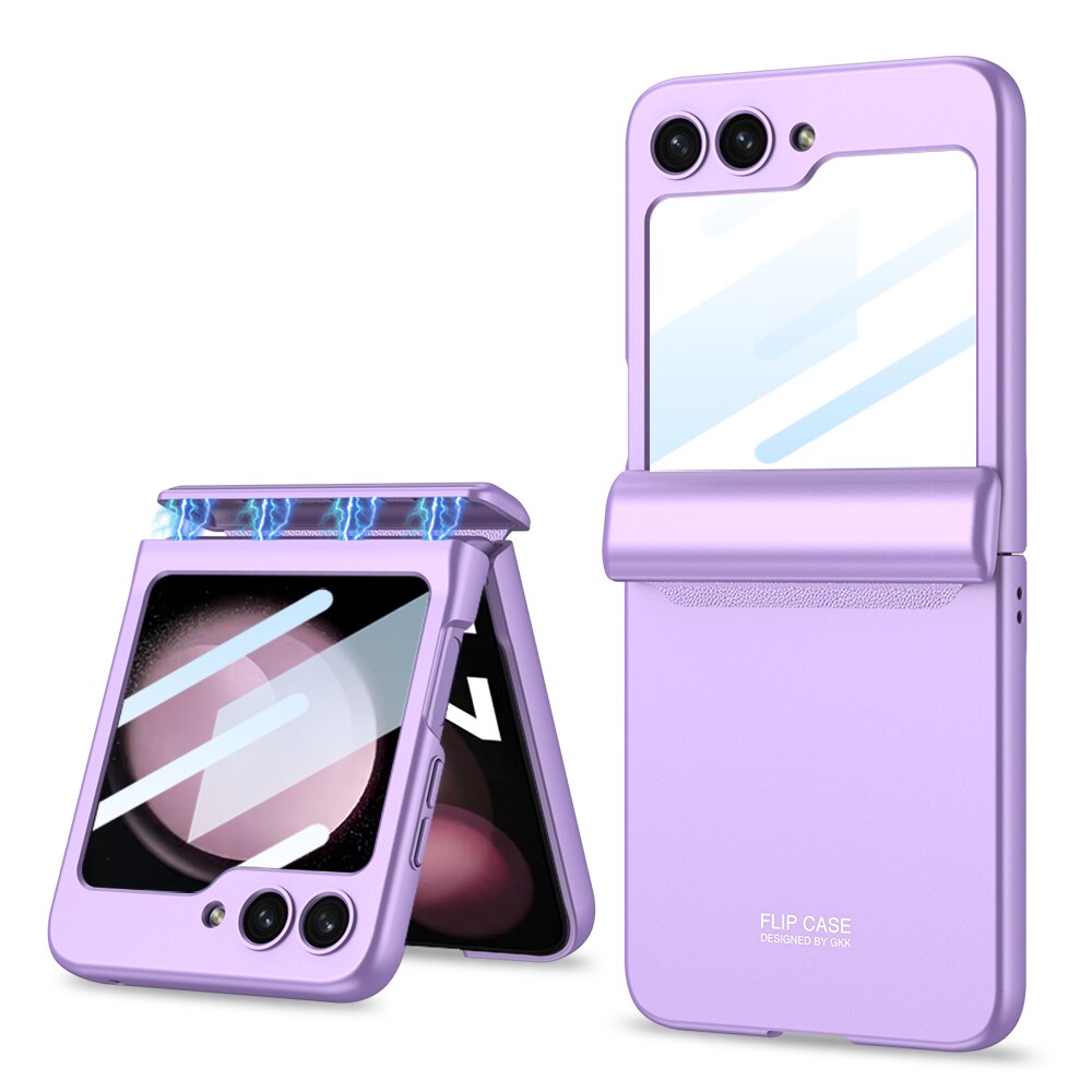 Full Protection Magnetic Case Hinge & Screen Protection For Galaxy Z Flip 5 - The Z Flip Case