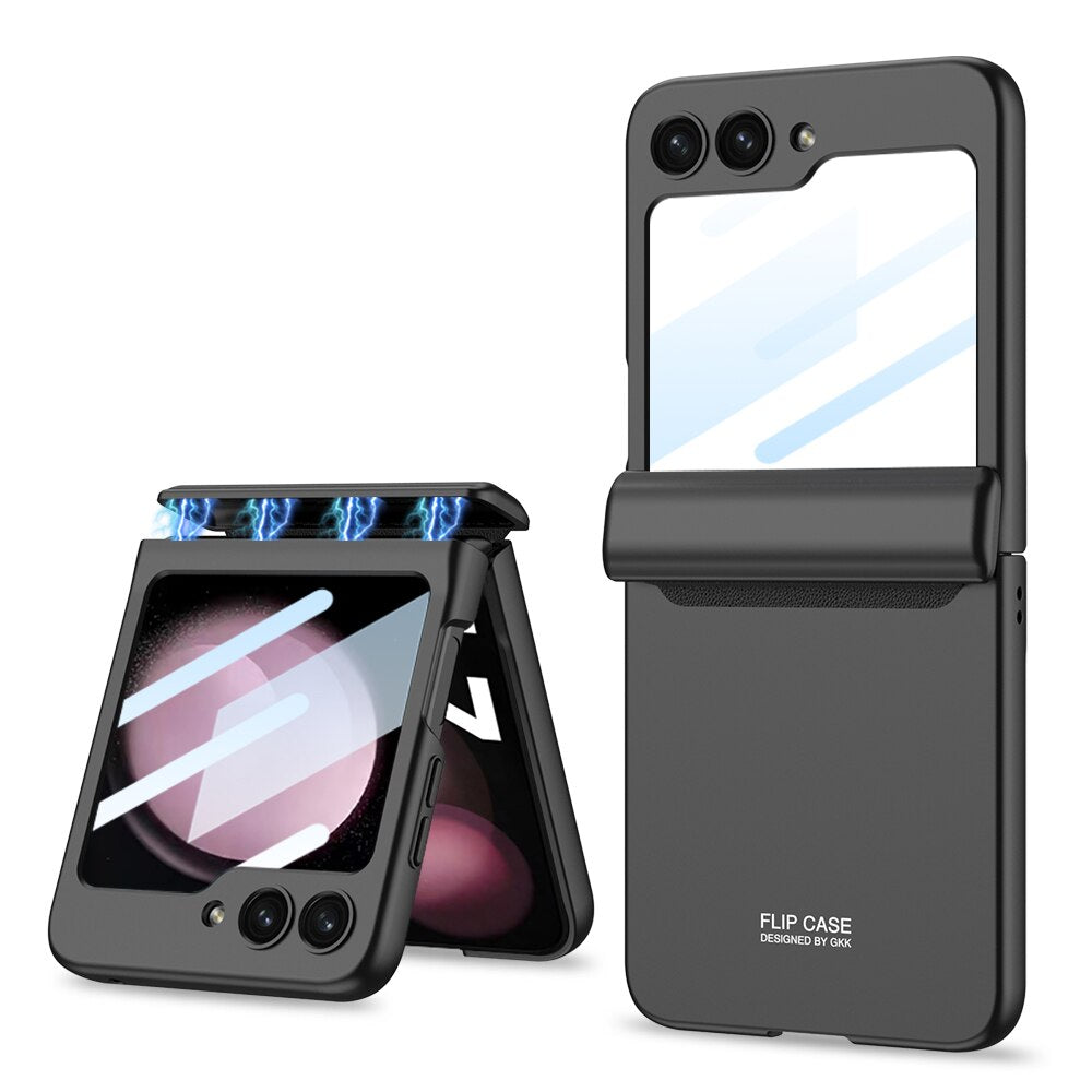 Full Protection Magnetic Case Hinge & Screen Protection For Galaxy Z Flip 5 - The Z Flip Case