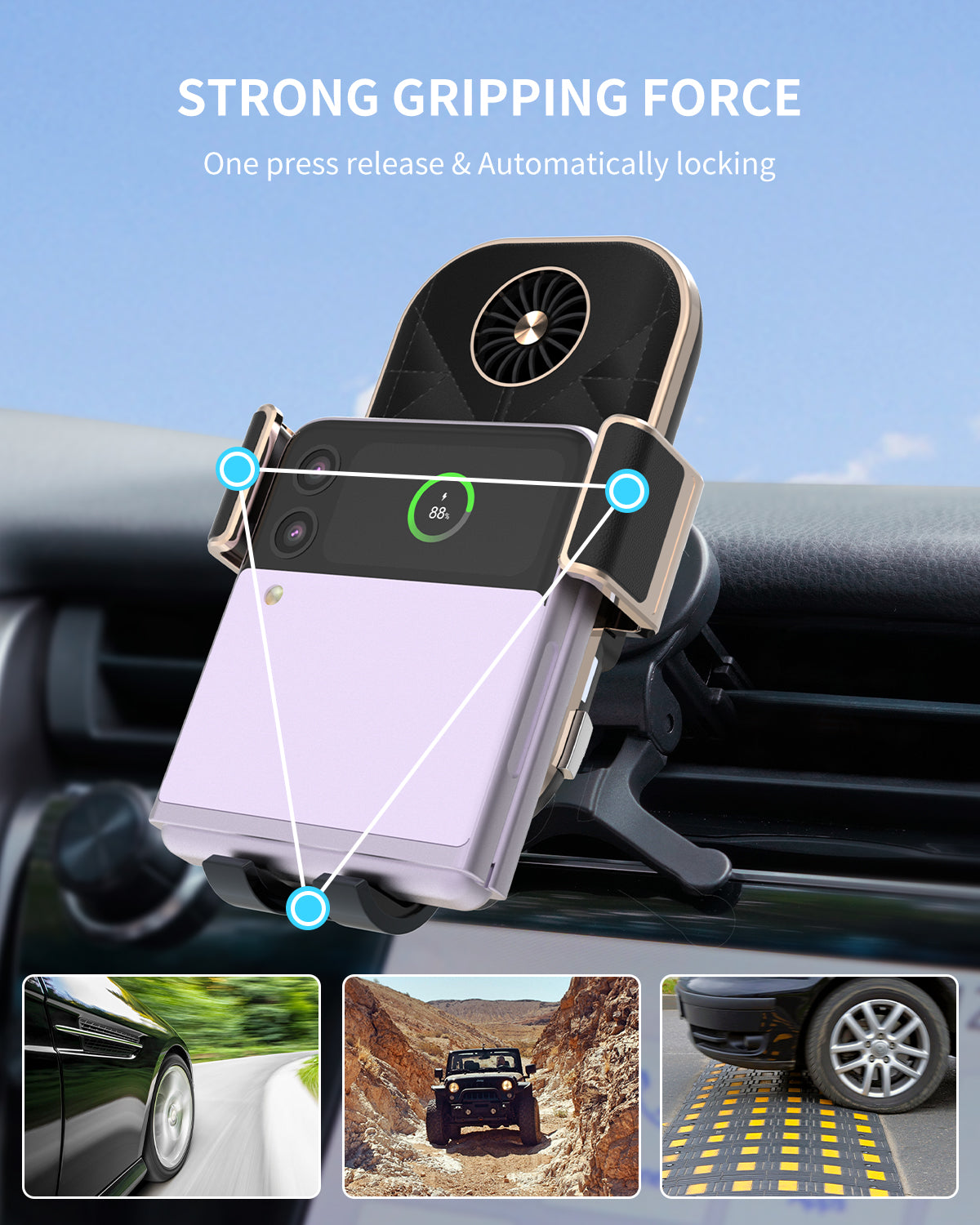 Car Wireless Charger For Z Flip Series