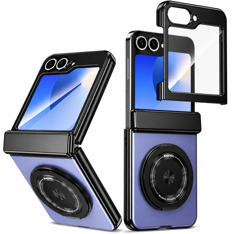 Magnetic Ring Armor Case For Galaxy Z Flip 8