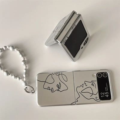 Cute Cartoon Bracelet Case for Samsung Galaxy Z Flip