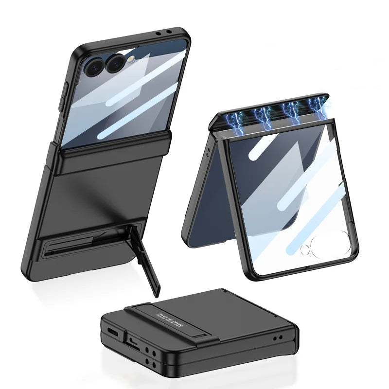 Slim Stand Case with Hinge Protection for Samsung Galaxy Z Flip 7