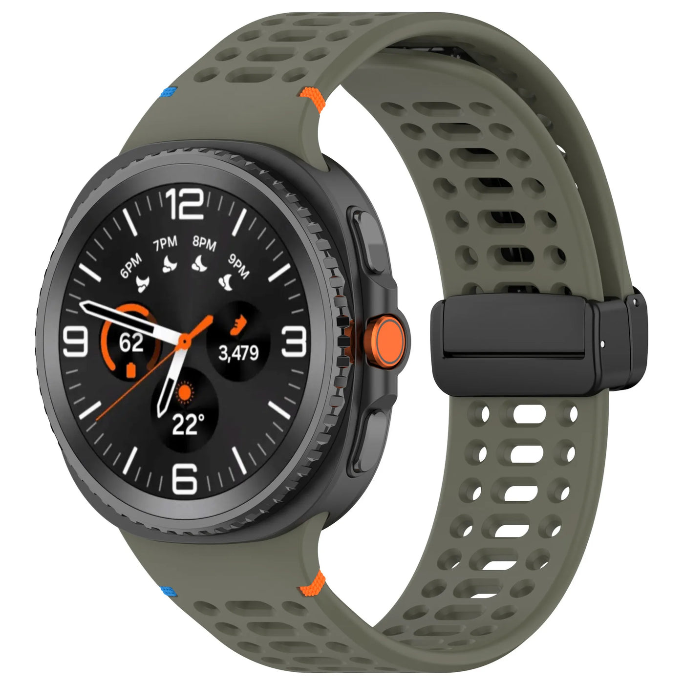Sport Silicone Band for Samsung Galaxy Watch 8 - The Z Flip Case