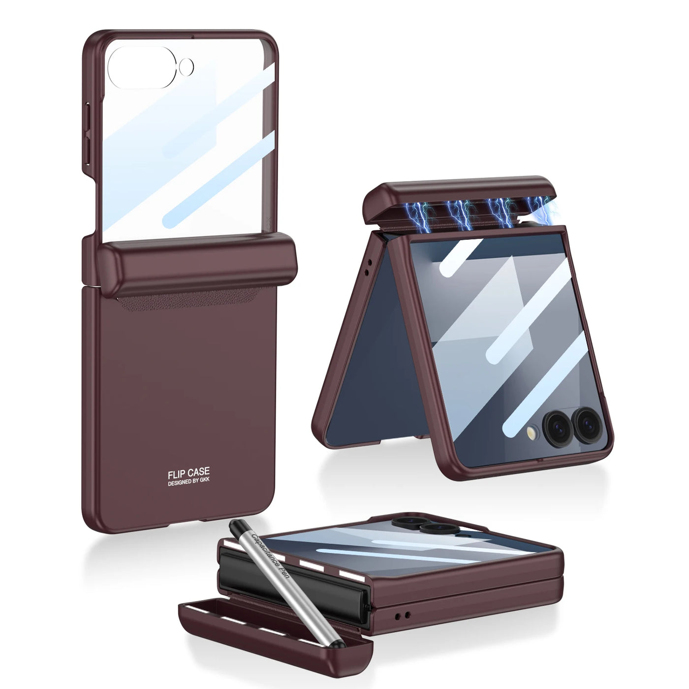 Magnetic Case with Hinge Protection for Z Flip Series