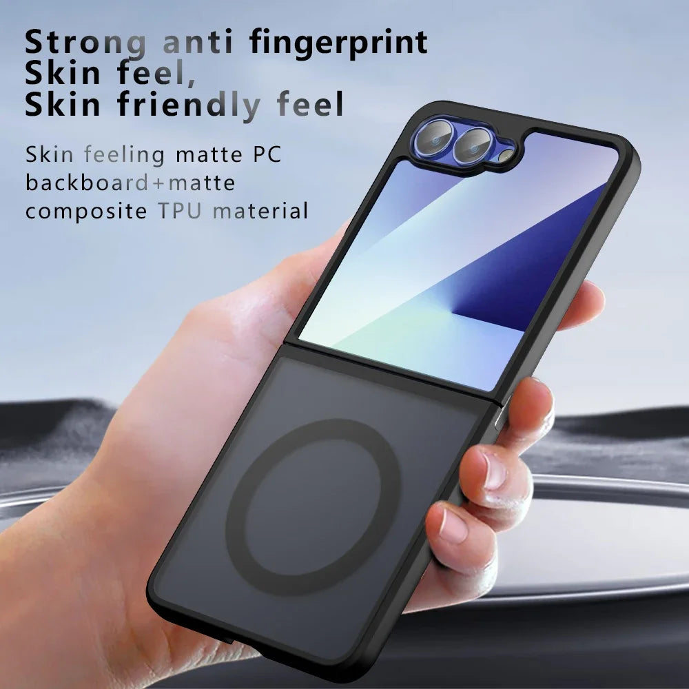 Anti-Fingerprint Flip Case