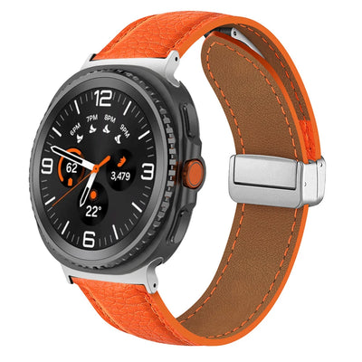 Leather Band for Galaxy Watch Ultra2 / 47mm - The Z Flip Case