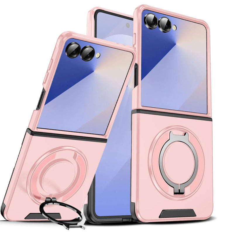 Rugged Magnetic Ring Case for Samsung Galaxy Z Flip 7