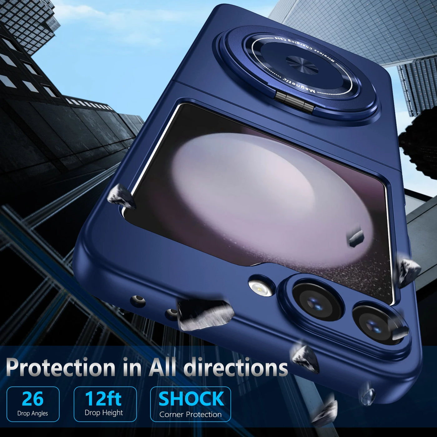 Full Protection Magnetic Case For Galaxy Z Flip Series