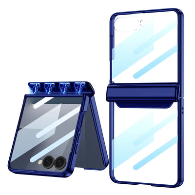 Magnetic Clear Case with Hinge Guard