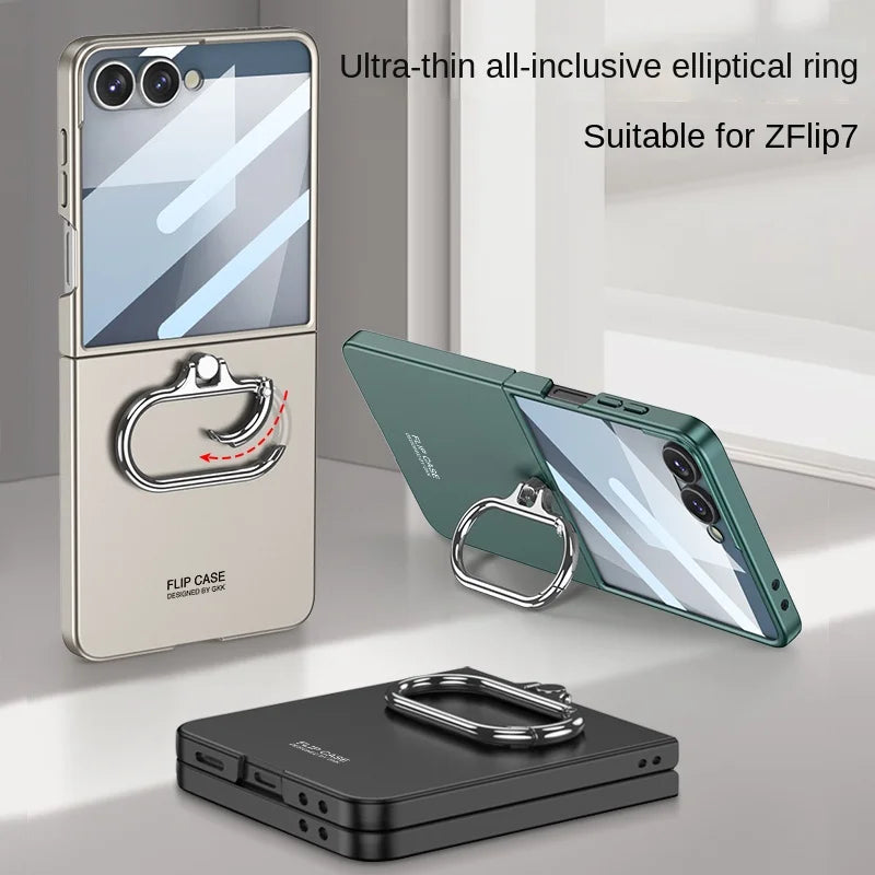 Hard Slim Case With Ring Stand