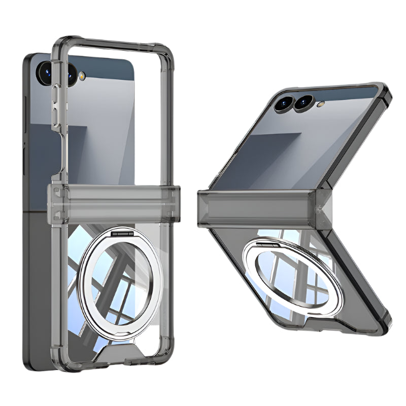 Magnetic Ring Stand Clear Case