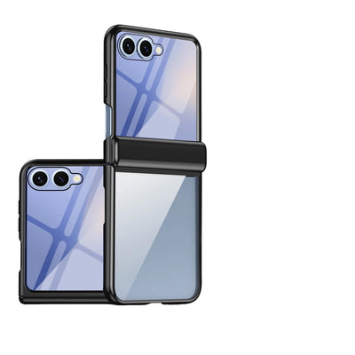 Transparent Electroplated Hinge Case