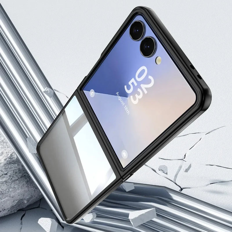 Hybrid Clear Shield Case for Samsung Galaxy Z Flip 7