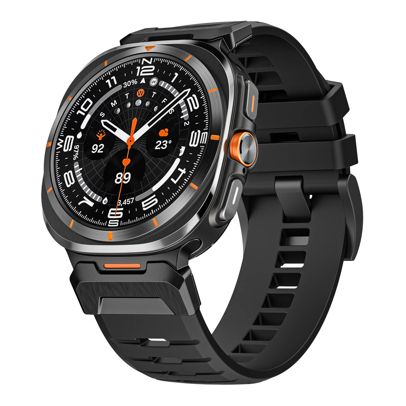 Rugged Silicone Strap for Galaxy Watch Ultra - The Z Flip Case
