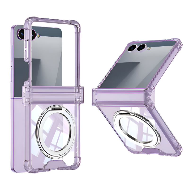Magnetic Ring Stand Clear Case