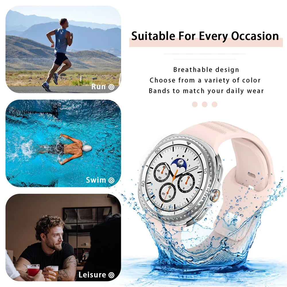 Sport Silicone Strap for Galaxy Watch 8 - The Z Flip Case