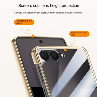 Leather Case with Full Hinge Protection