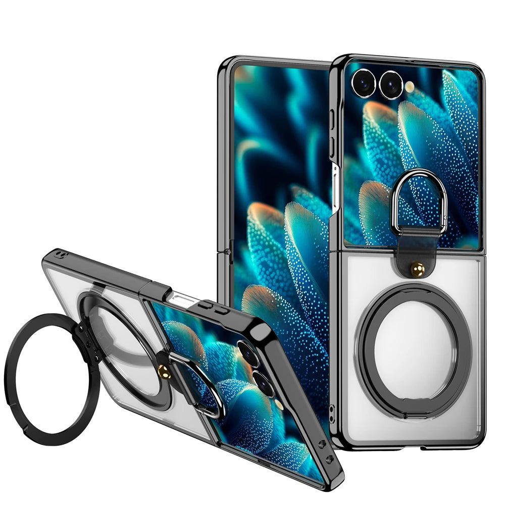 Magnetic Ring Kickstand Case for Galaxy Z Flip 7