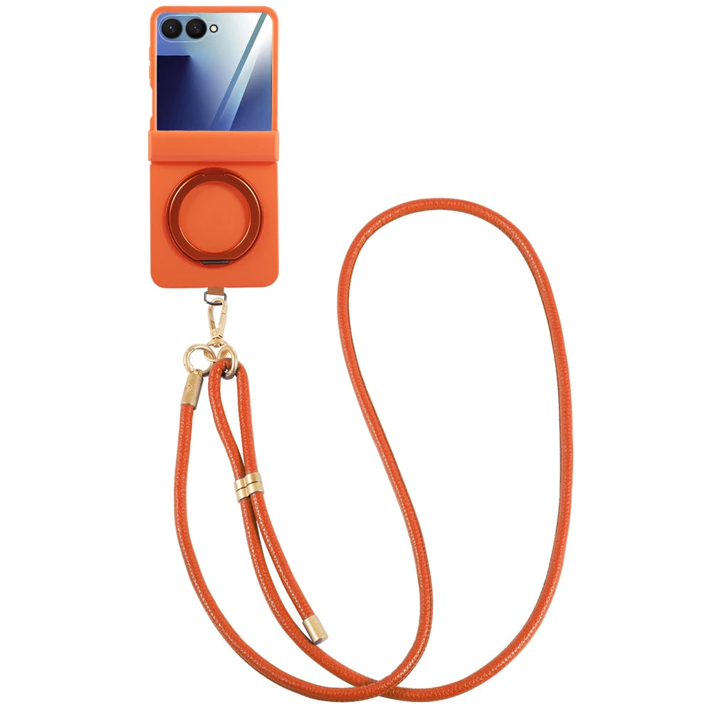 Lanyard Ring Holder Case For Z Flip