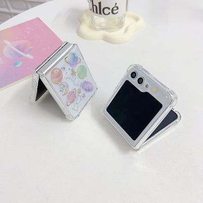 Transparent Shockproof Case For Z Flip Series