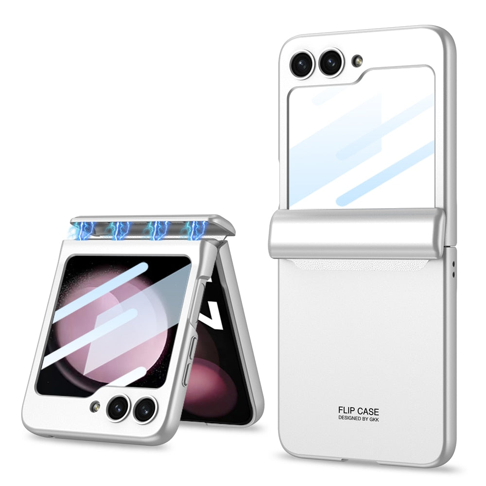 Full Protection Magnetic Case Hinge & Screen Protection For Galaxy Z F –  The Z Flip Case