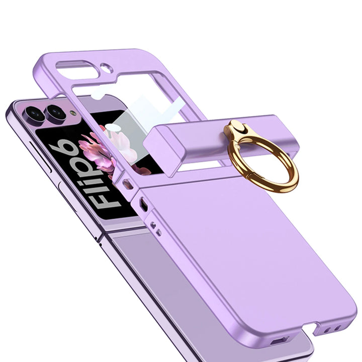 Ultra Thin Hard Case with Ring Holder for Samsung Galaxy Z