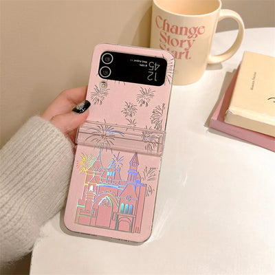 Cute Fireworks Laser Case for Samsung Galaxy Z Flip 3/4/5