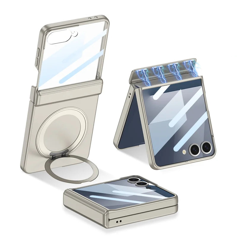 Case with Rotating Ring Stand