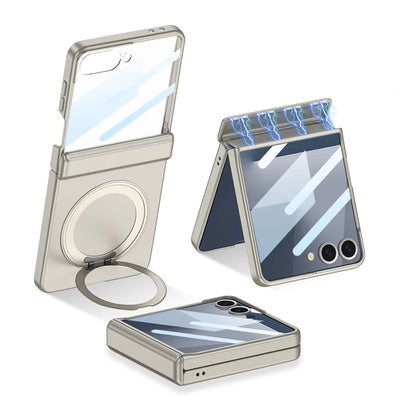 Case with Rotating Ring Stand