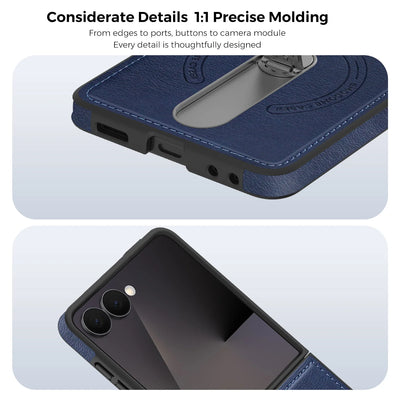Luxury Magnetic Leather Kickstand Case