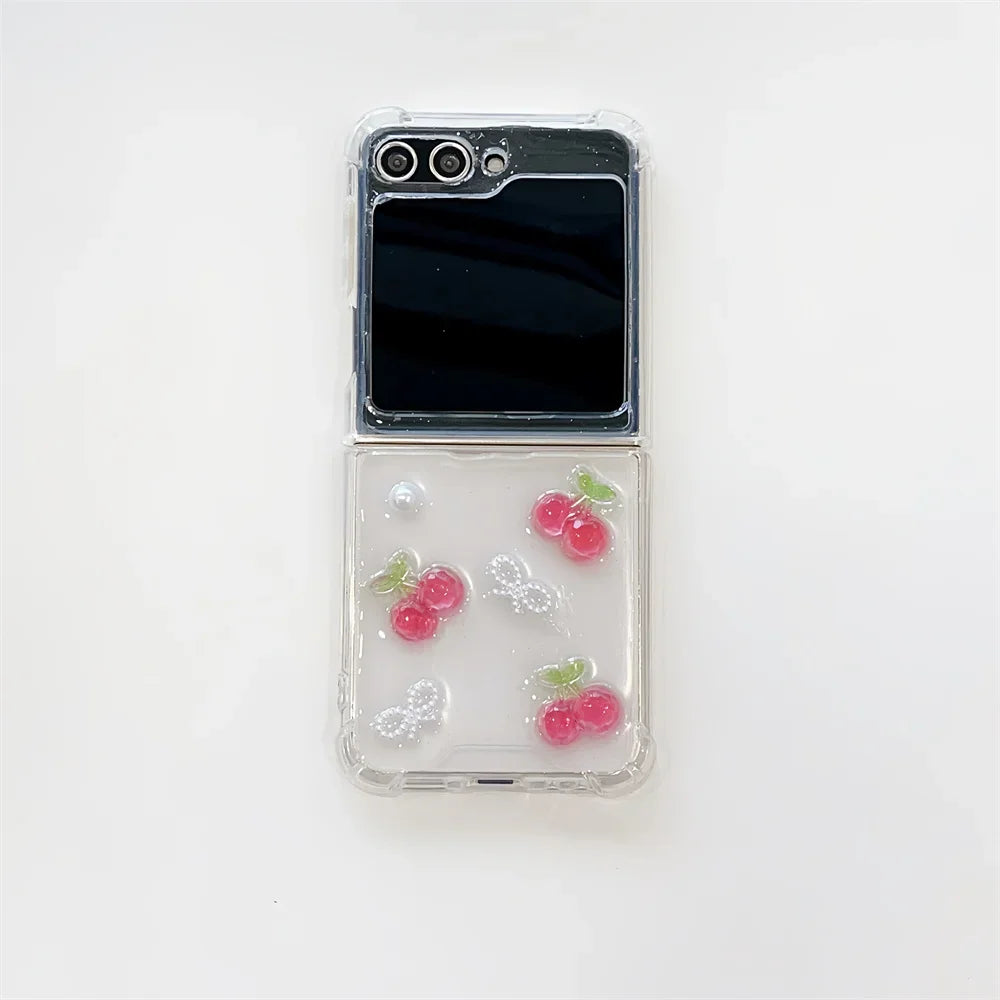 Transparent Case Wrist Strap For Galaxy Z Flip