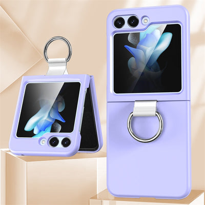 Shockproof Case With Ring Holder For Galaxy Z Flip 5