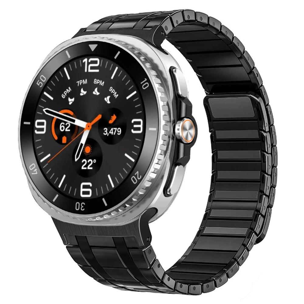 Elegant Metal Link Band for Galaxy Watch - The Z Flip Case
