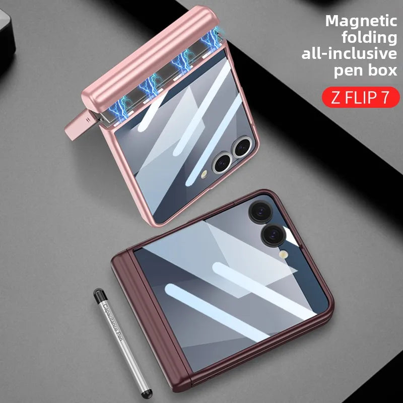 Magnetic Case with Hinge Protection for Z Flip Series