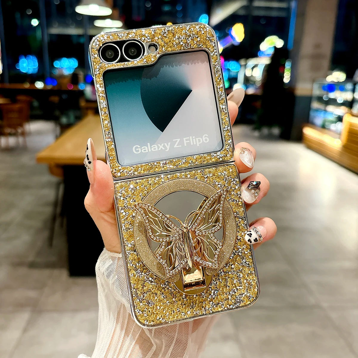 Electroplated Case with Butterfly Bracket