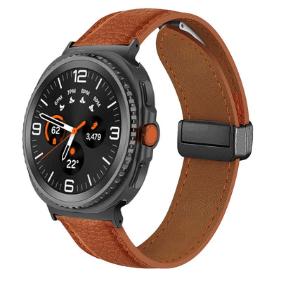 Leather Band for Galaxy Watch Ultra2 / 47mm - The Z Flip Case