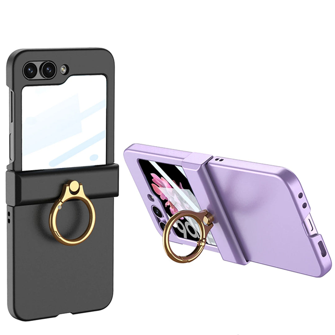 Ultra Thin Hard Case with Ring Holder for Samsung Galaxy Z