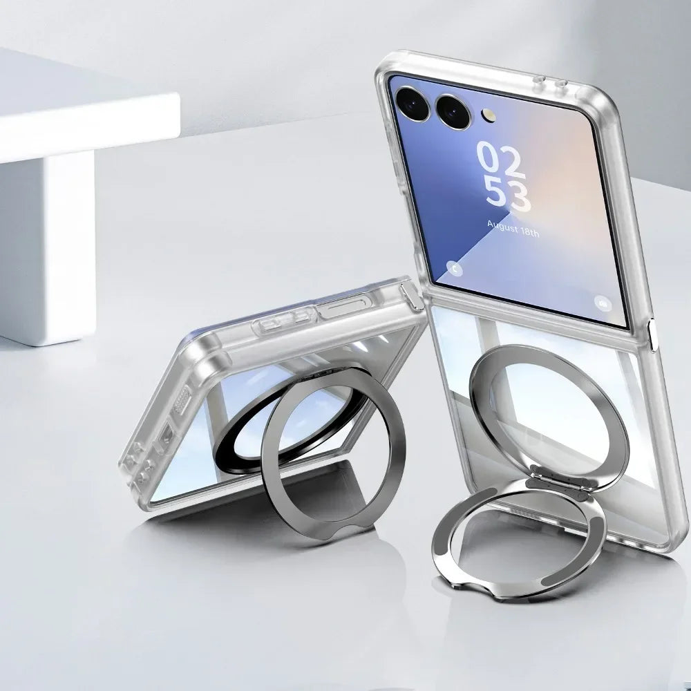 Ring Kickstand Shockproof Case - The Z Flip Case
