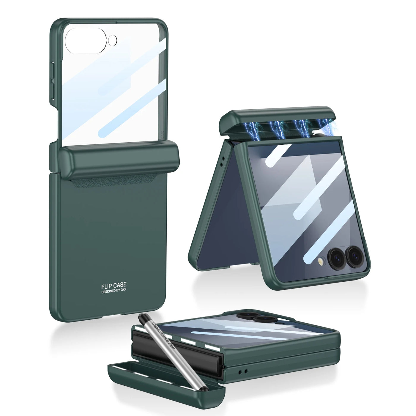 Magnetic Case with Hinge Protection for Z Flip Series