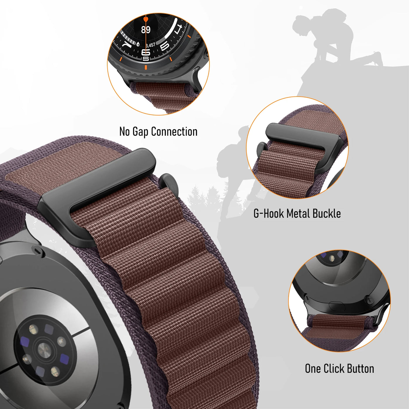 Trail Loop Strap for Watch 8 - The Z Flip Case