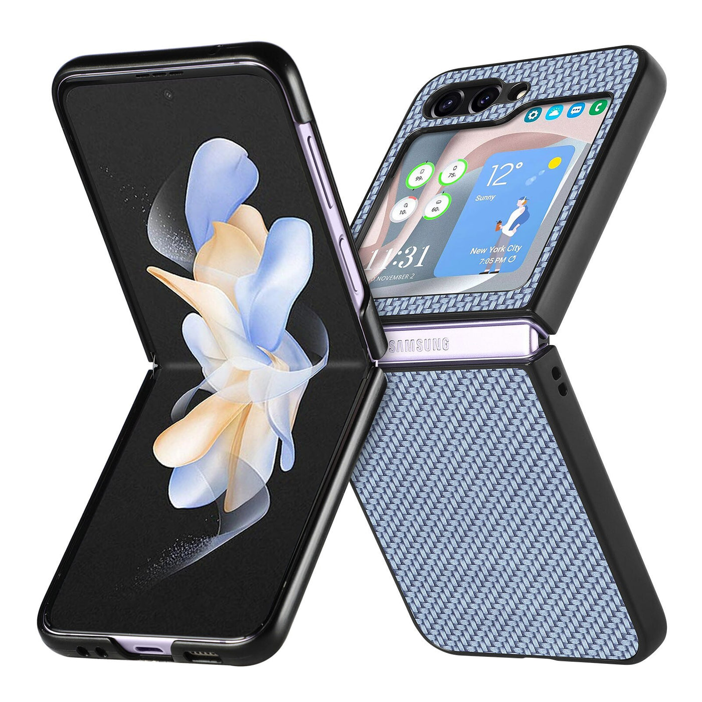 Anti-Fingerprint Matte Cover Case for Samsung Galaxy Z Flip 5