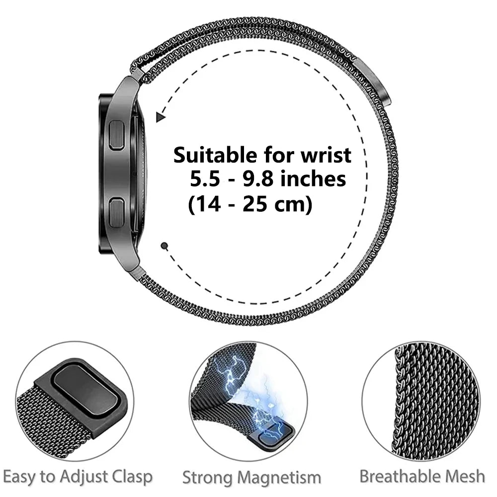 Stainless Steel Strap for Samsung Watch 7 Ultra