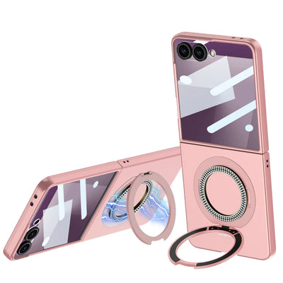Magnetic Ring Case with Kickstand for Z Flip Series - The Z Flip Case