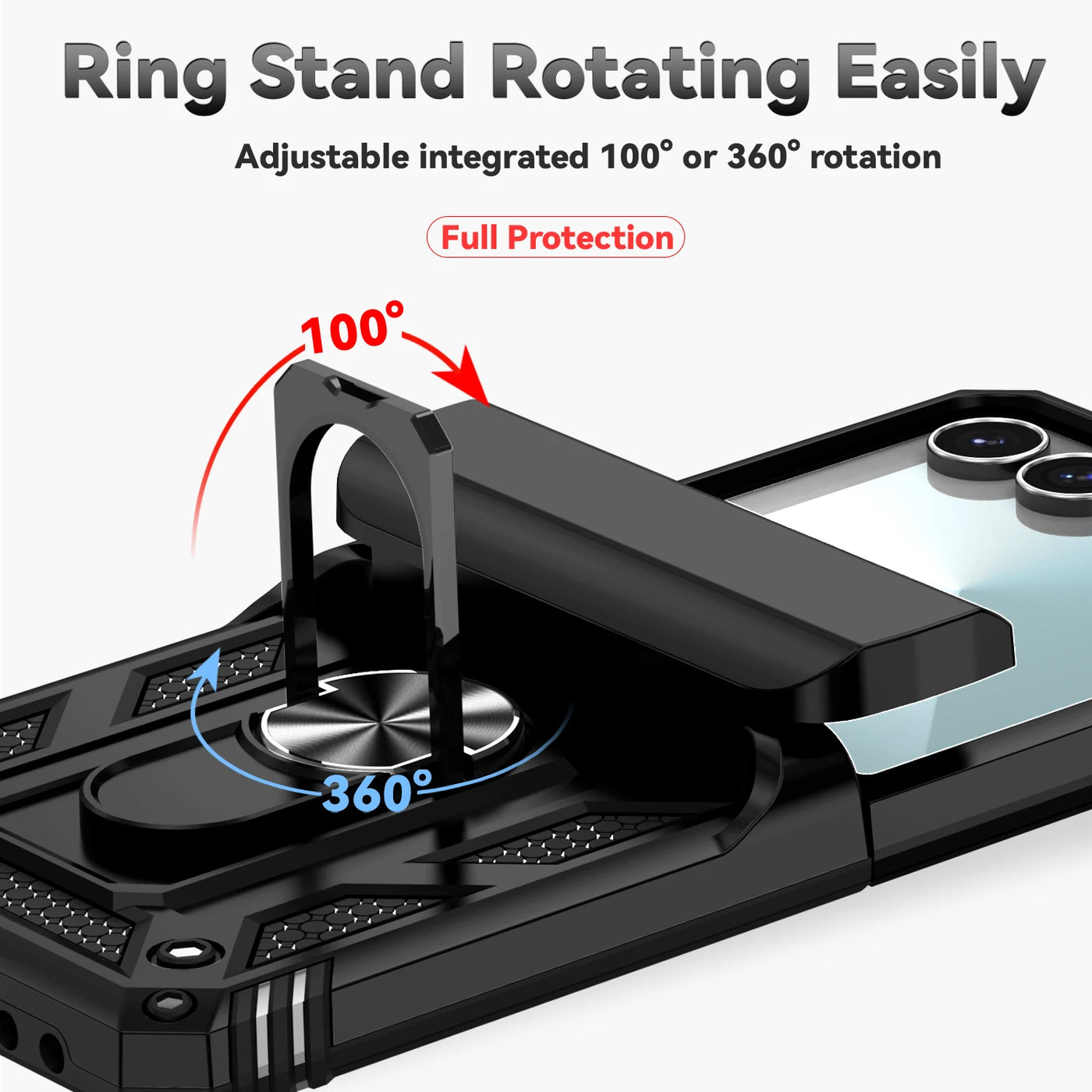 Rugged Ring Kickstand Case