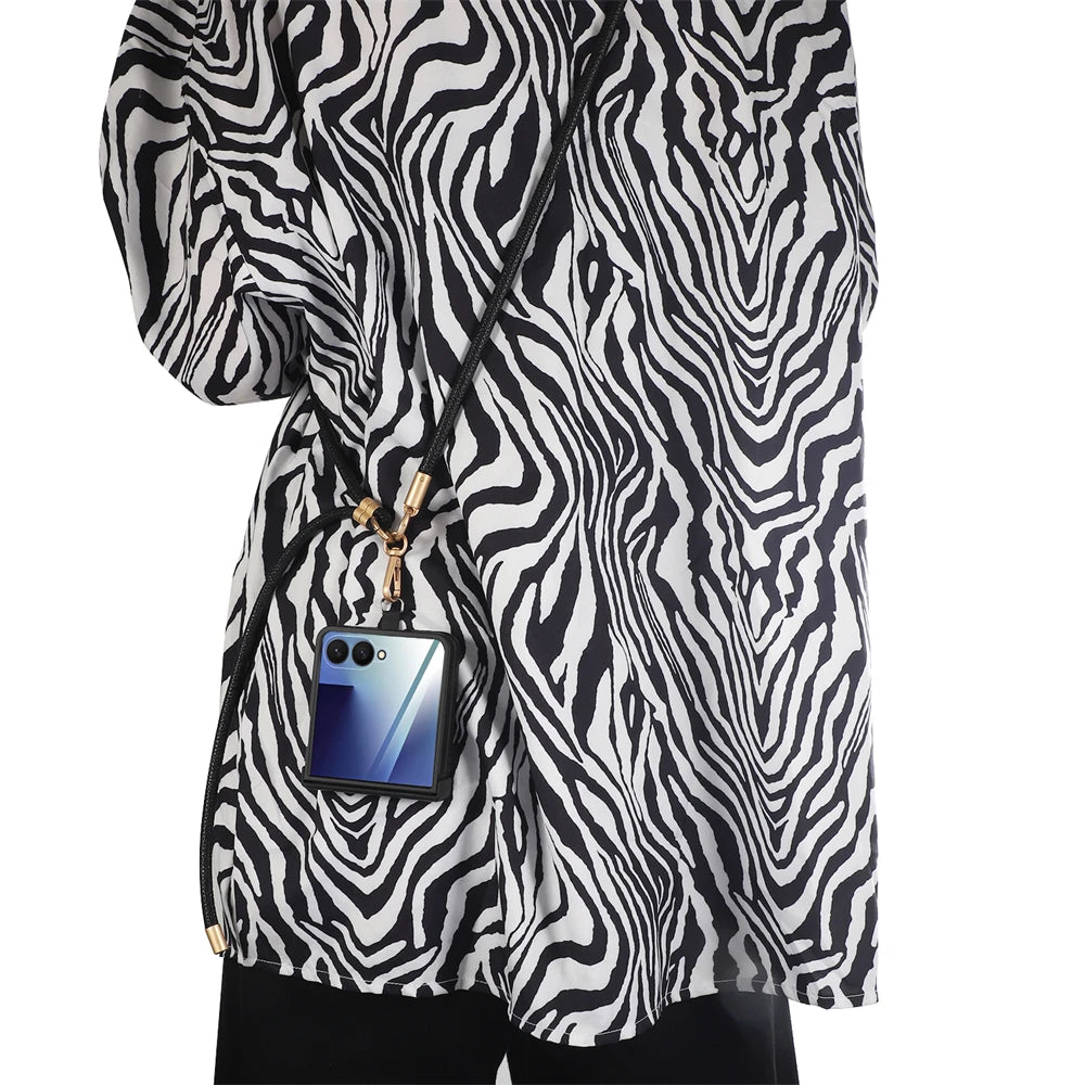 Lanyard Ring Holder Case For Z Flip