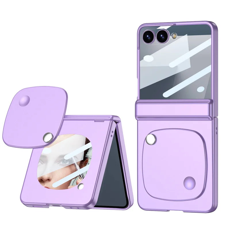 Stylish Mirror Flip Case for Samsung Galaxy Z Flip 6