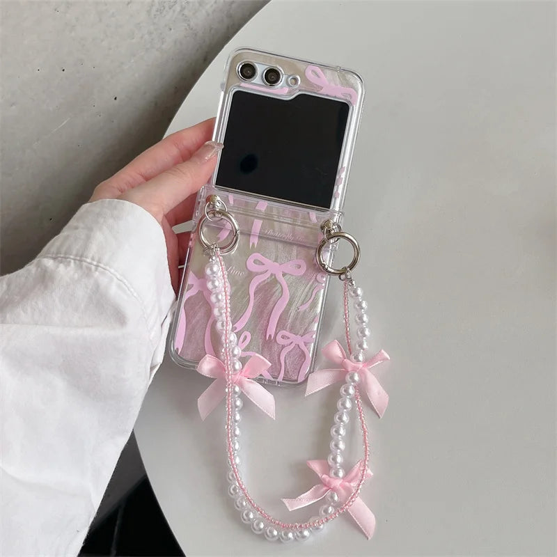 Full Protection Pink Case For Z Flip