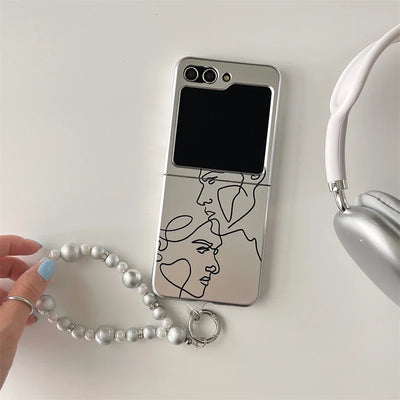 Cute Cartoon Bracelet Case for Samsung Galaxy Z Flip