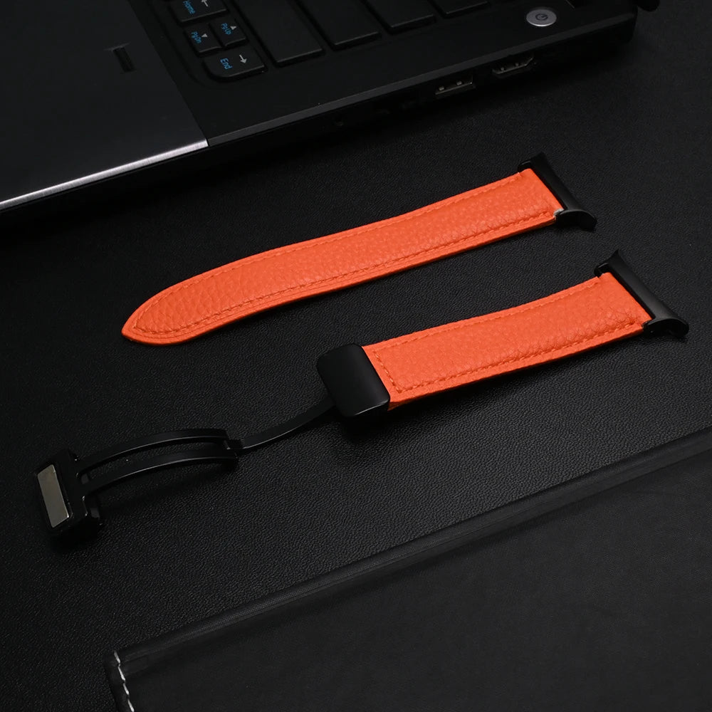 Leather Band for Galaxy Watch Ultra2 / 47mm - The Z Flip Case