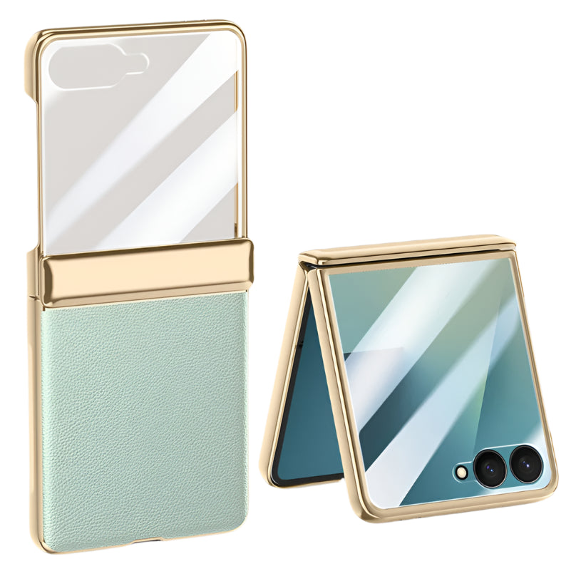 Leather Case with Full Hinge Protection